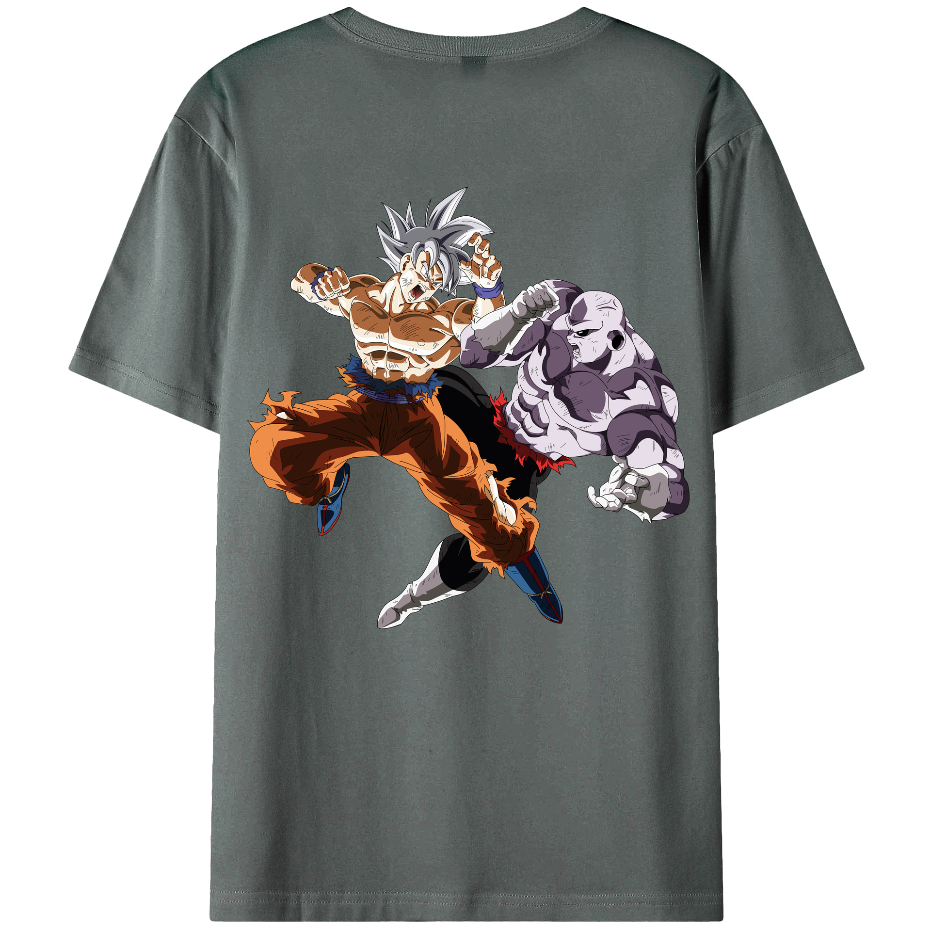 （画像用） ドラゴンボール 孫悟空（そん ごくう）Son Goku カカロット DRAGON BALL Kakarotto 綿100％ メンズ半袖Tシャツ（バックプリント） 通気性